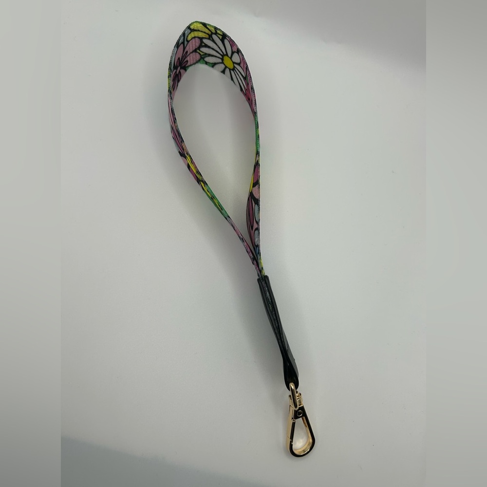 Floral Pattern Keychain Strap - Picture 2 of 2